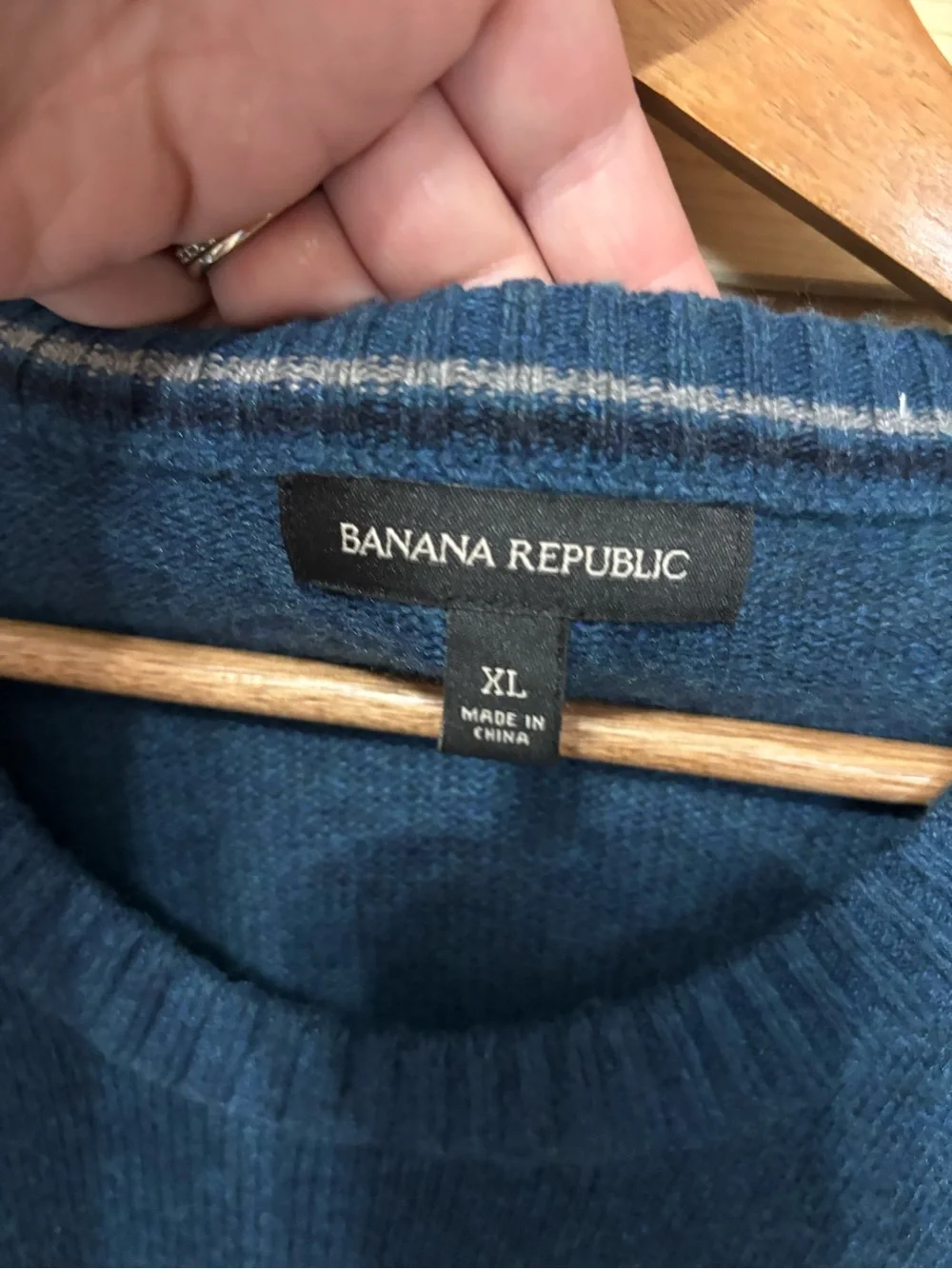 Banana Republic Deep Teal Crewneck Sweater